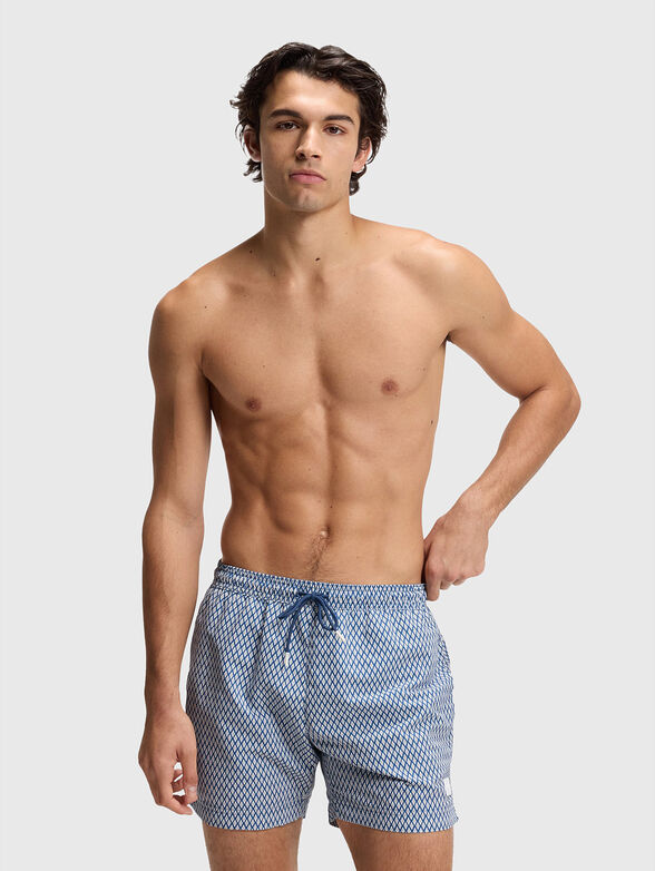 VIBE printed beach shorts - 1