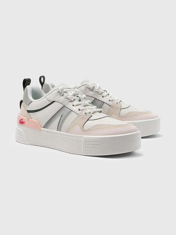 Sneakers with contrast logo detail - 2