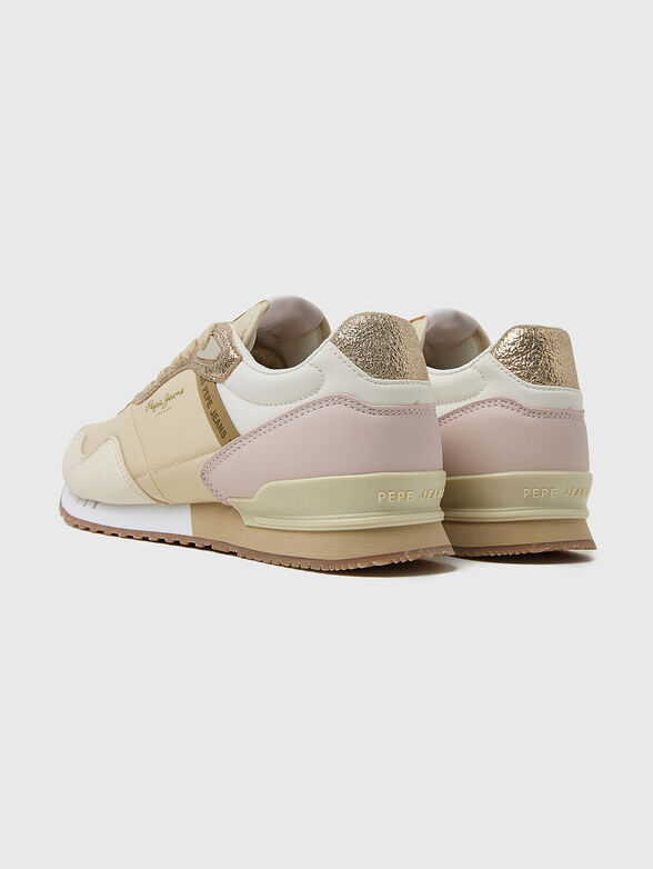 LONDON ALBAL sneakers with gold accents - 4