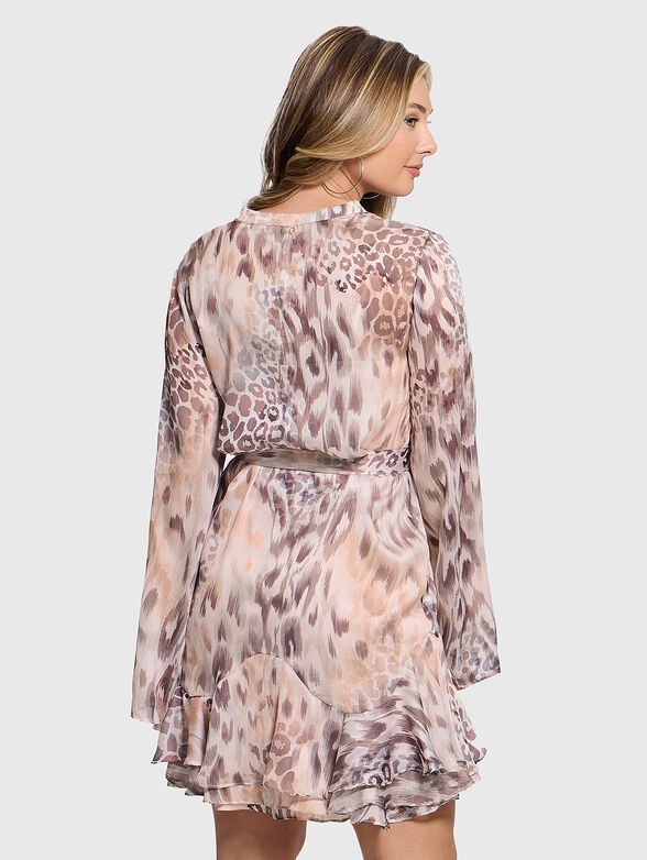 Mini dress with floral motifs - 2