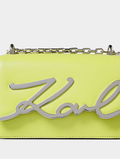 K/SIGNATURE leather bag with maxi logo - 4