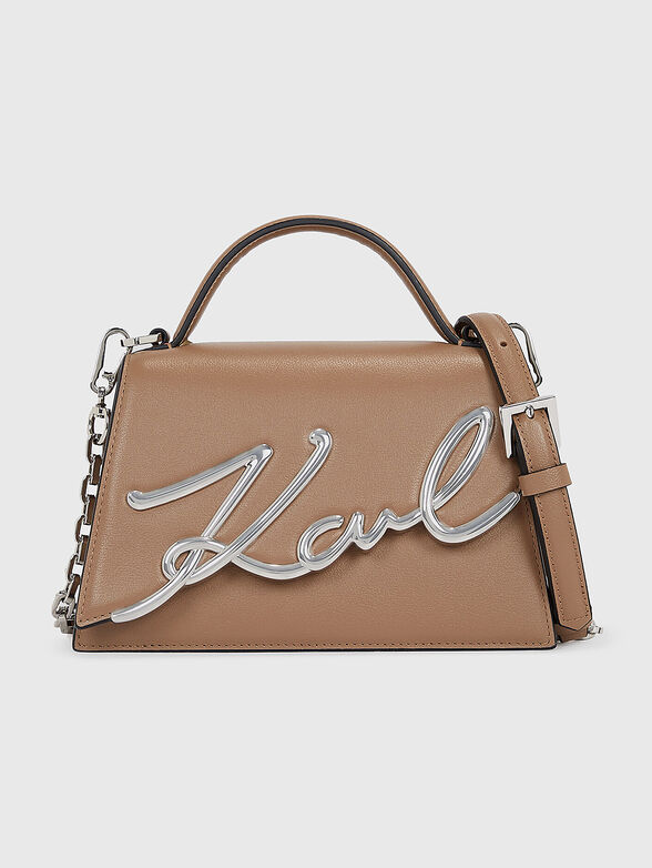 K/SIGNATURE 2.0 crossbody bag in leather  - 1