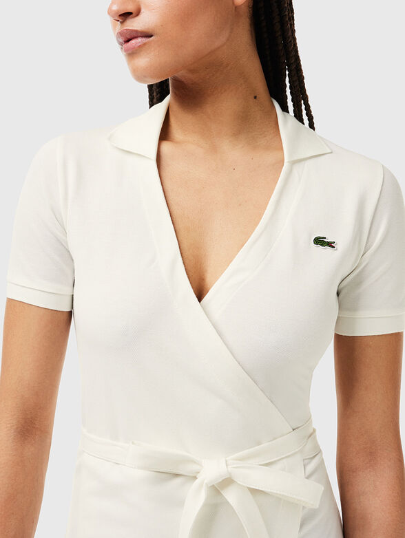 Black piqu&eacute; dress  - 3