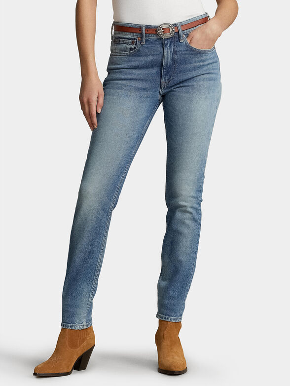Skinny jeans with washed effect - 1