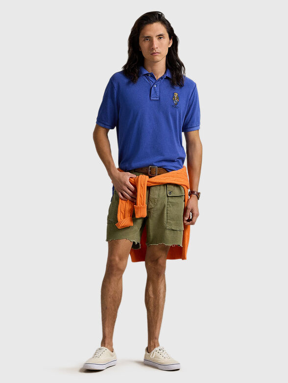 Cotton polo shirt with Polo Bear logo - 2