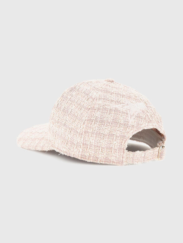 Bouclé hat with logo - 2