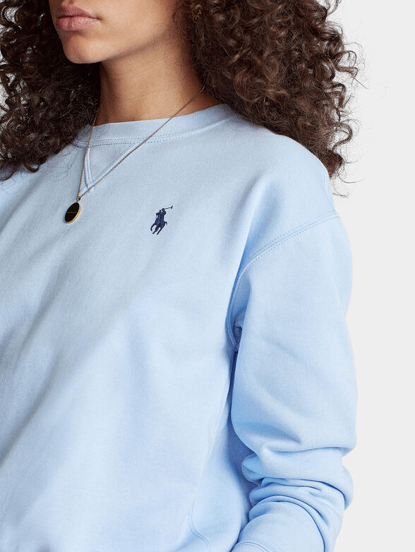 Sweatshirt with logo embroidery - 4
