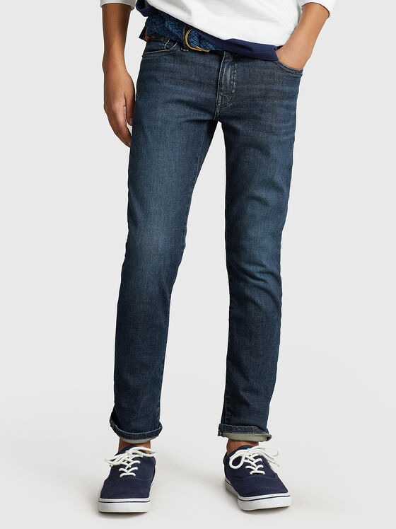 Dark blue skinny jeans - 1