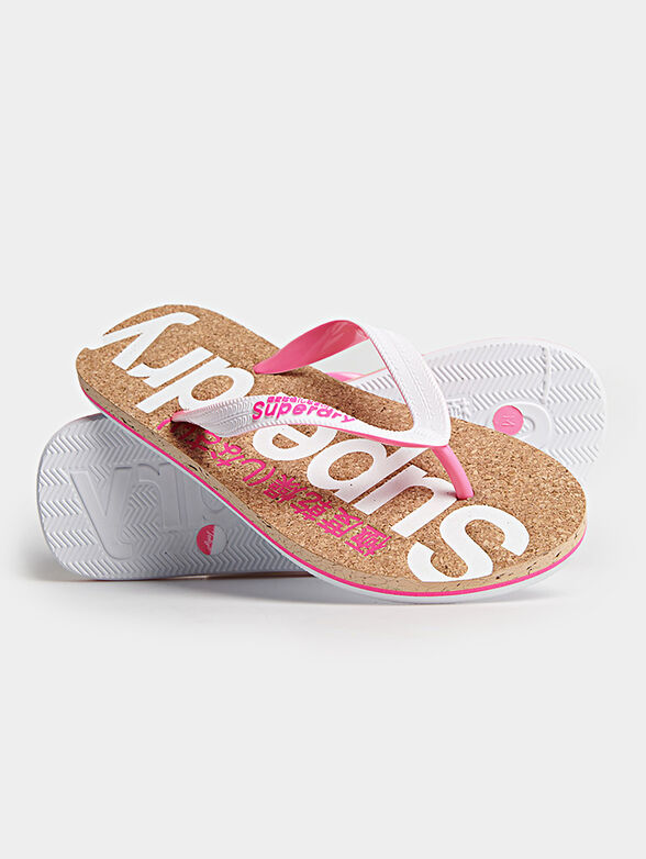 Beach flip flops with logo - 1
