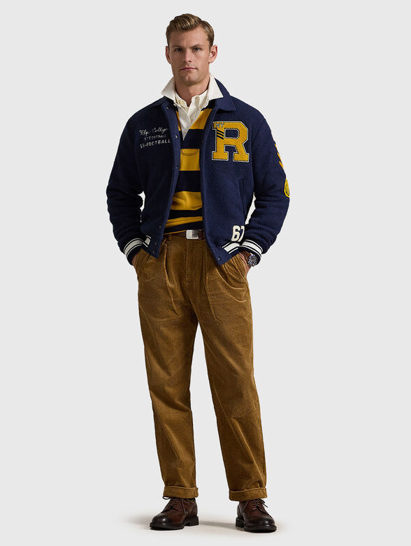Bomber jacket with contrasting inscriptions - 2