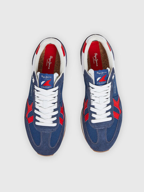 BRIT RETRO sports shoes with red details - 6