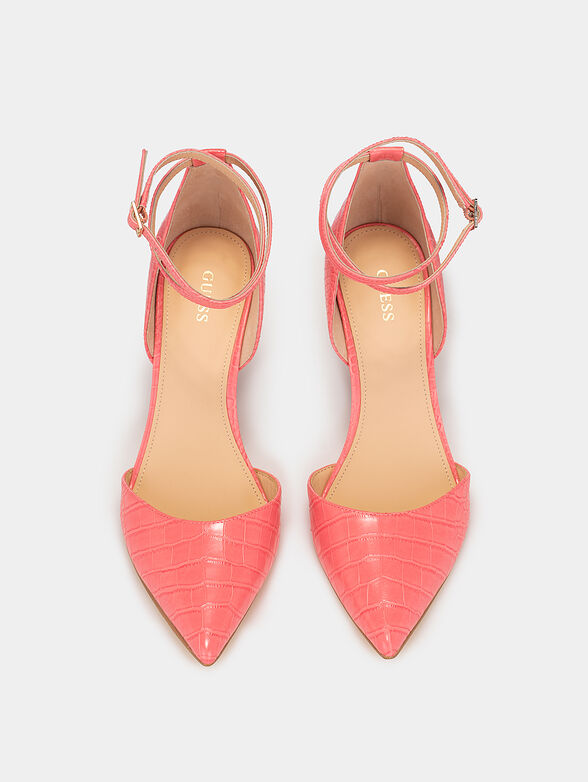 SYDNIE2 heeled sandals with metal logo detail - 6
