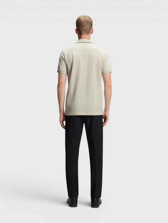 Cotton-blend polo shirt  - 3
