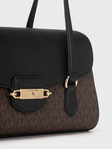 Bag with accent monogram logo print - 4