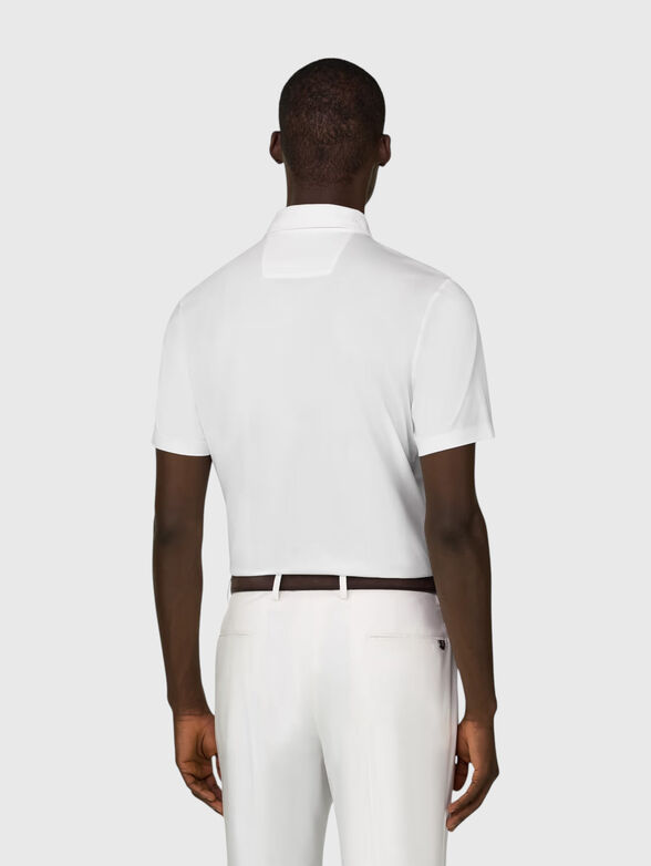 Cotton blend polo-shirt - 3