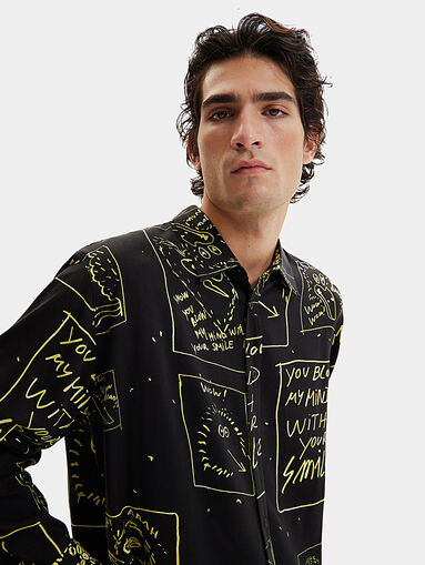 CAMILLO shirt with contrasting elements - 4
