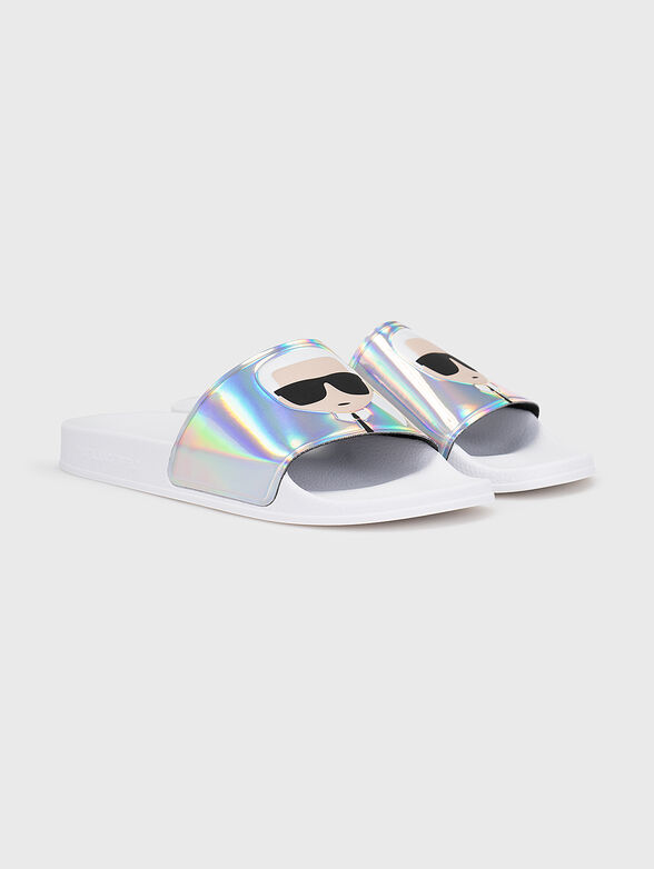 IKONIK Slides with contrasting logo - 2