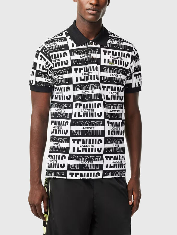 L.12.12 all-over-print polo shirt  - 1