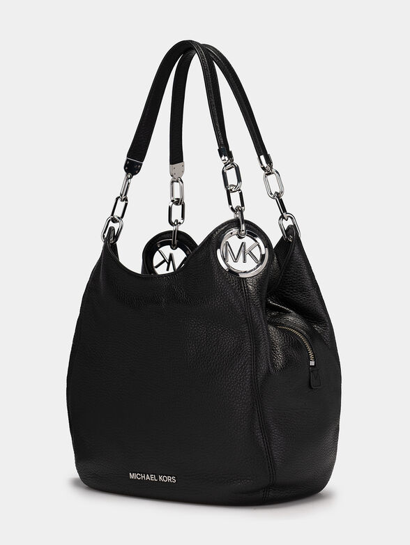Black bag with metal logo detail - 3