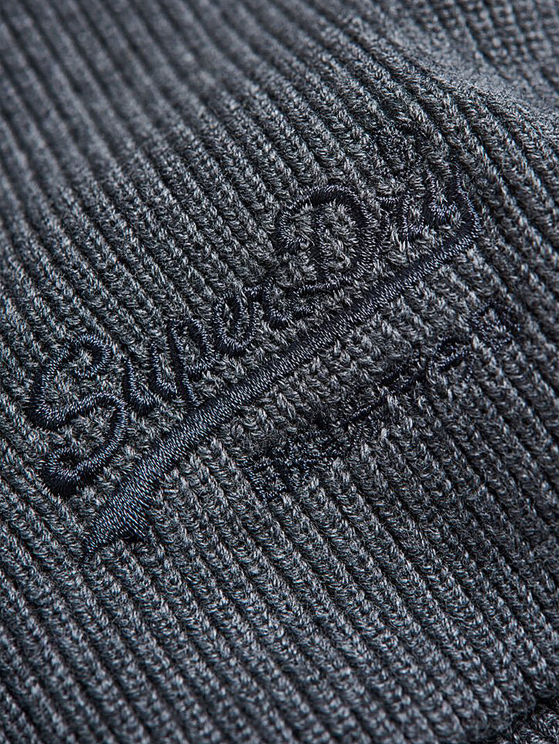 Beanie with embroidered logo - 3