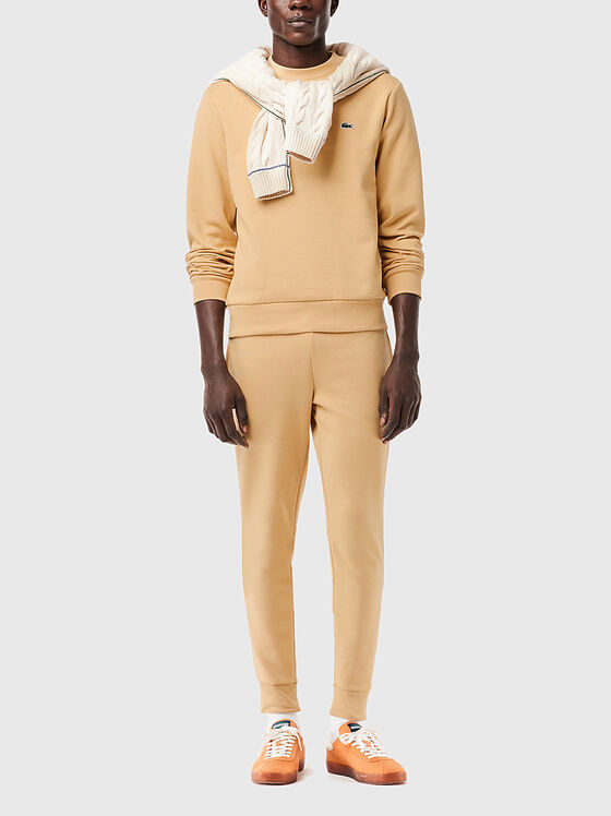 Памучен суитшърт с лого акцент  - 2