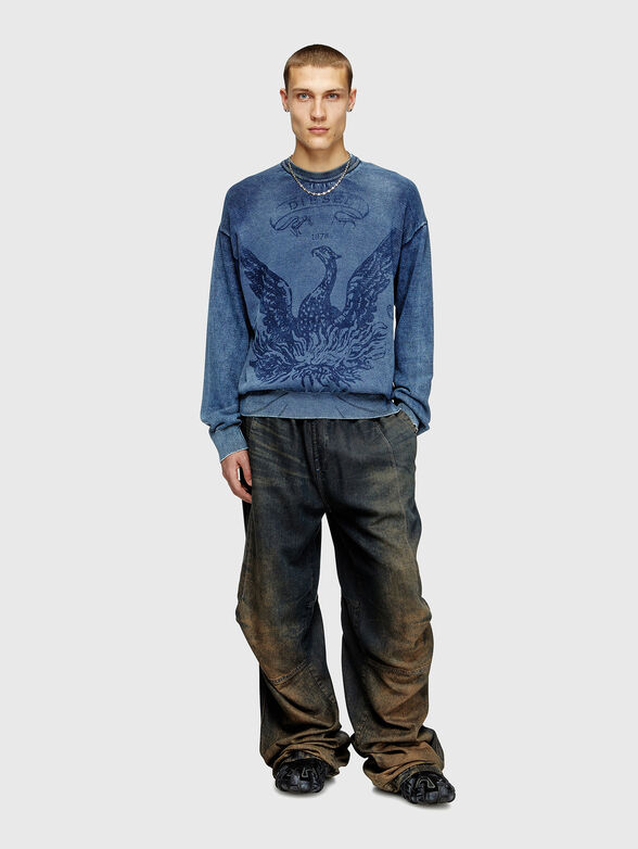 K-FENICOL sweater with oval neckline - 2