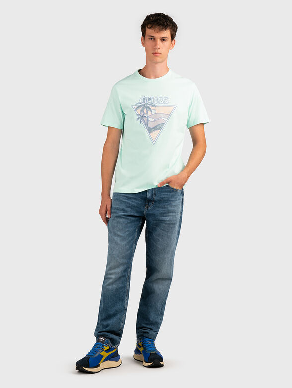 Cotton T-shirt with print and embroidery - 2