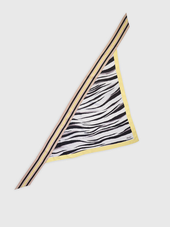 Scarf with animal print - 2