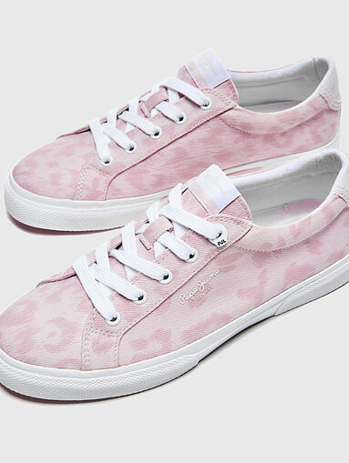 KENTON ANI Sneakers with leopard print - 4