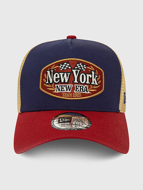 Cap with contrast patch  - 0