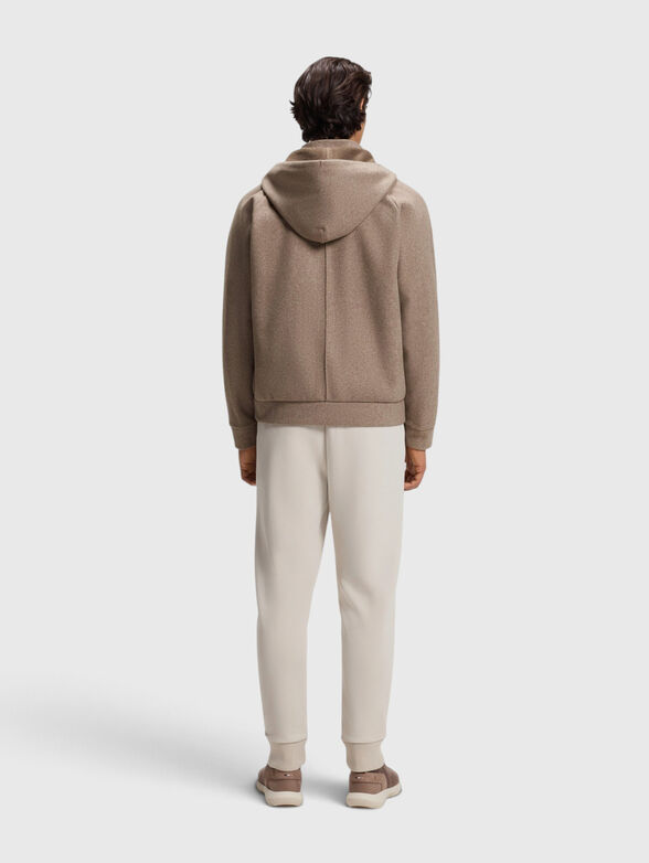 Sweatshirt with two-way zip - 3