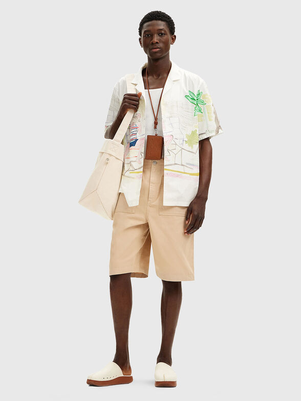 Short sleeve shirt with art print - 2