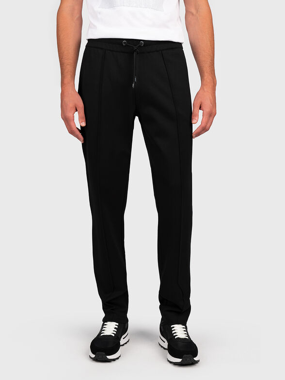 MONACO PONTE black trousers with ties - 1