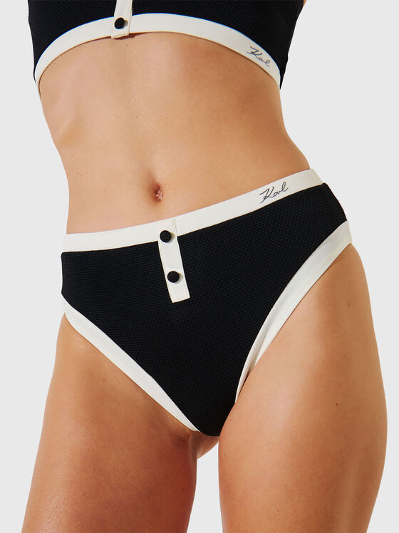 High waist bikini bottom - 1