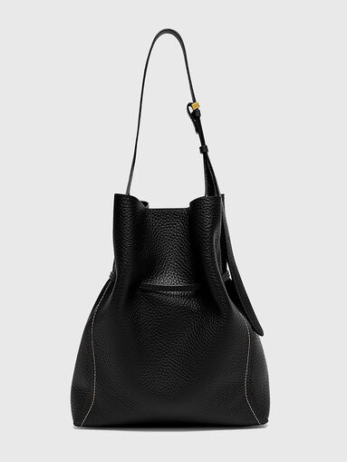 SIENNA leather bag in beige - 3