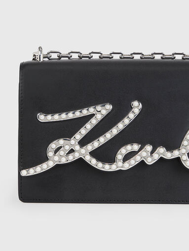 Black leather bag - 4