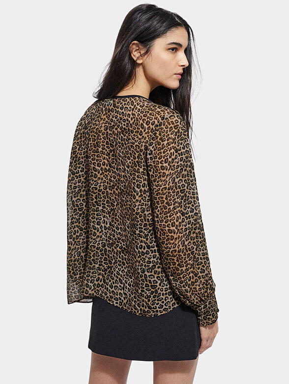 Shirt with leopard print - 2