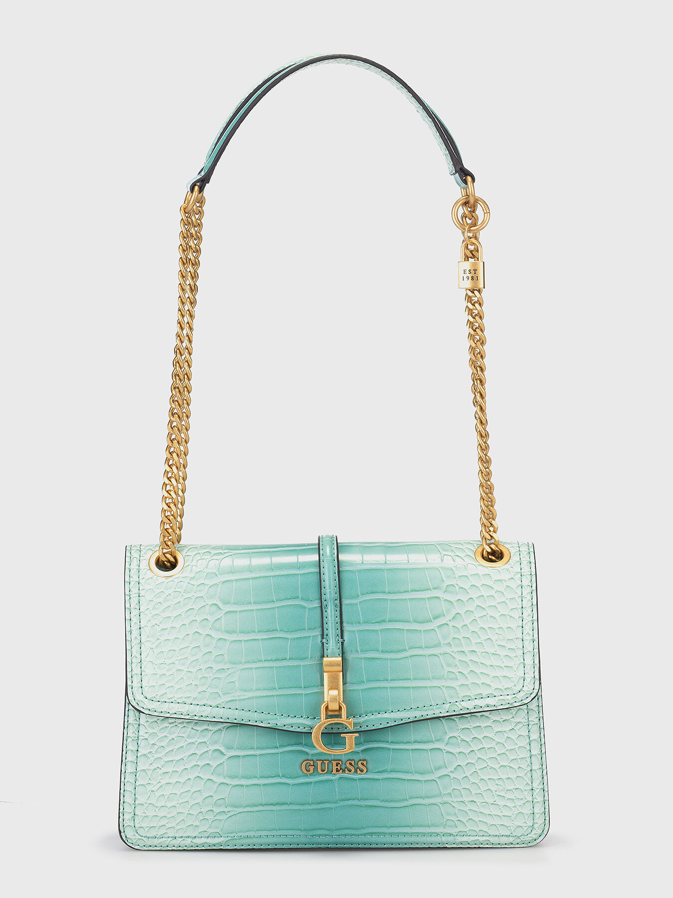Croc print crossbody bag sale