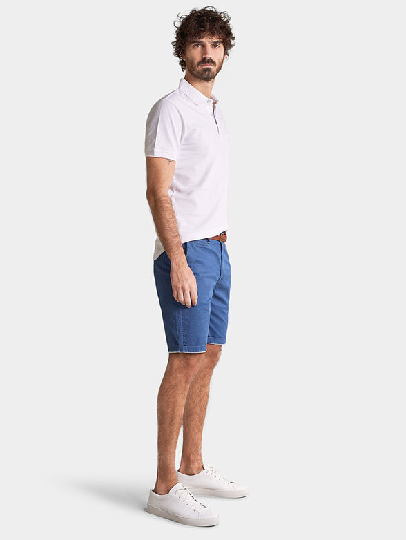 White polo-shirt with pocket - 4