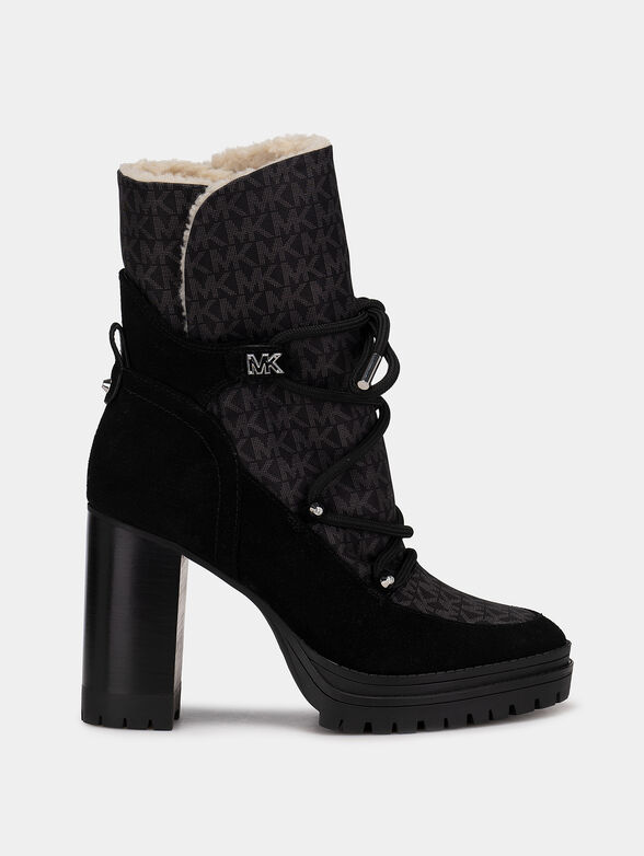 CULVER nubuck blend heeld ankle boots - 1