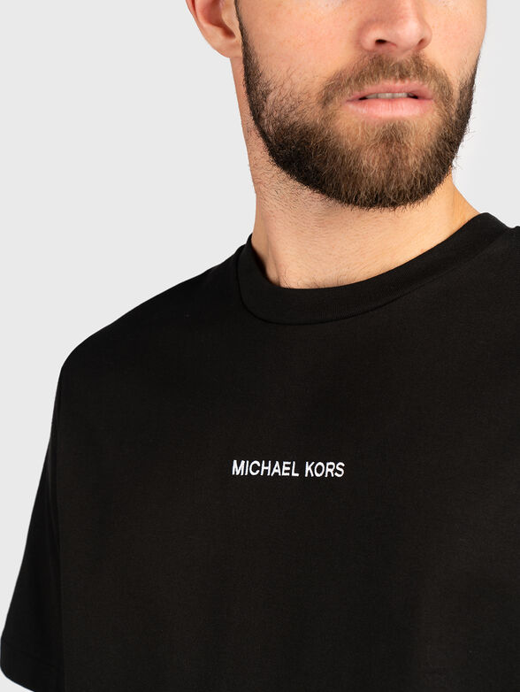 VICTORY cotton T-shirt with oval neckline - 4