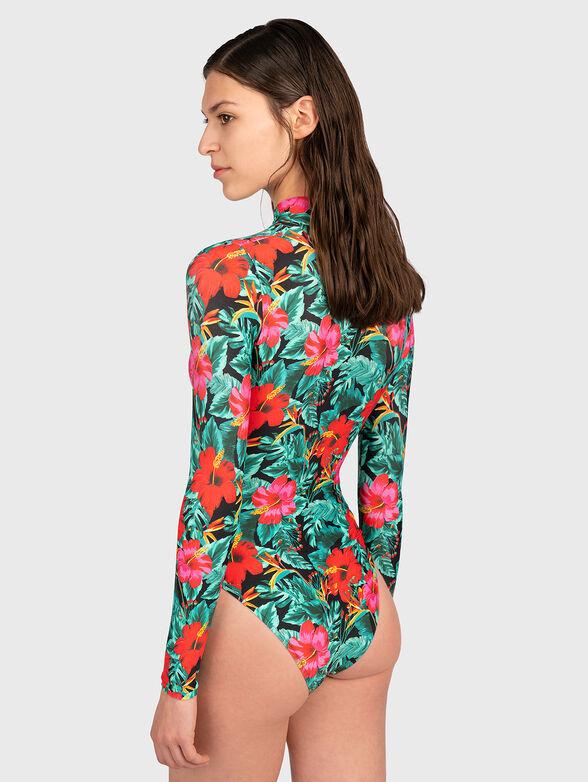 Floral print swimsuit - 3
