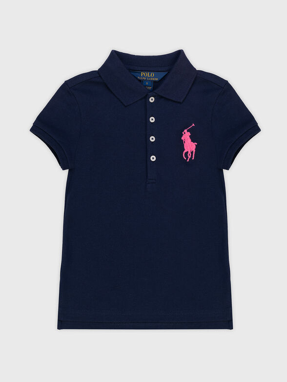 Embroidered logo polo shirt  - 1
