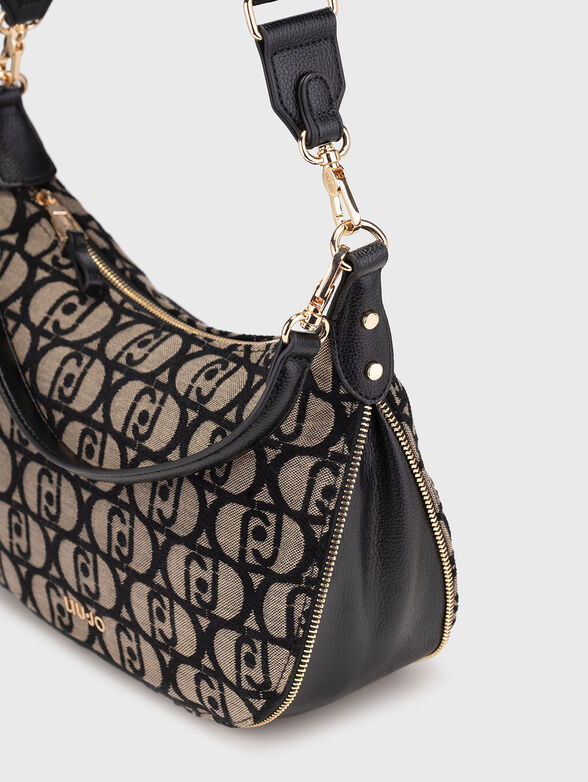 Crossbody bag with logo print - 5