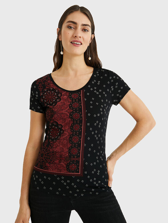 ESTAMBUL T-shirt with mandala print  - 1