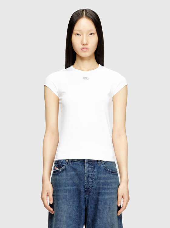 Тениска T-ANGIE-OD с лого акцент - 1