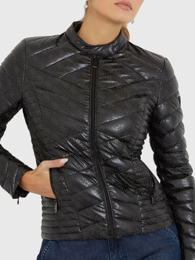 Quilted jacket with 4G logo print - 5