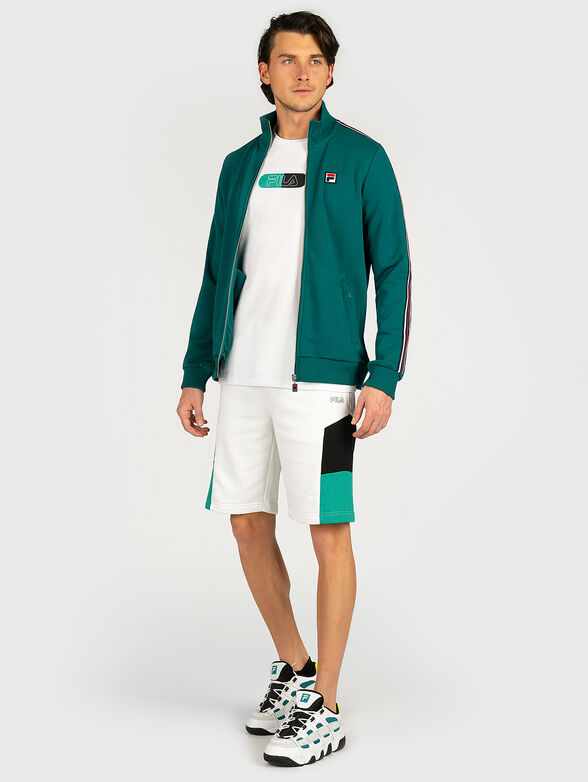 T-shirt with contrasting logo print - 4