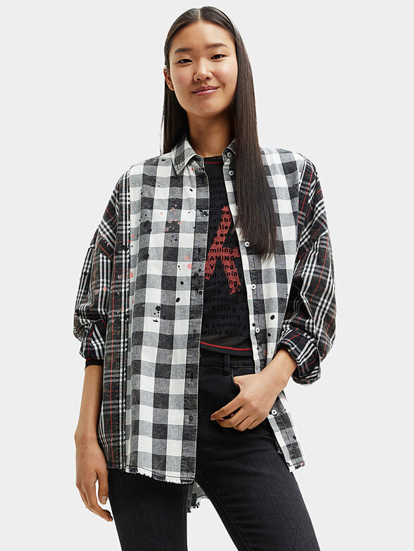 KATE checked shirt with print on the back - 1