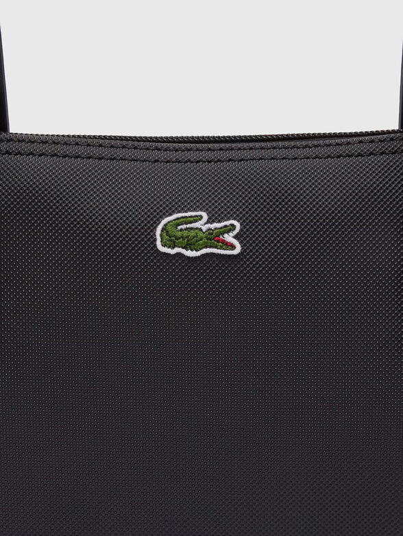 Black tote bag with logo - 5